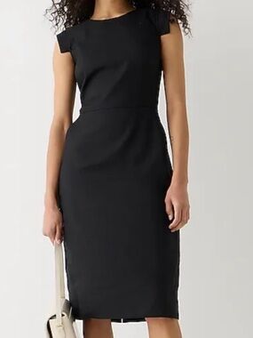NWT, J. Crew Resume Linen Blend Sheath